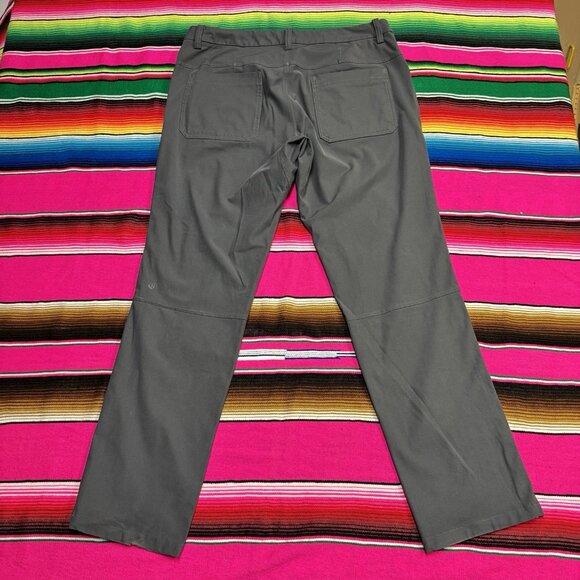 Lululemon ABC Classic Pants Men's Size 36 (Measures 35x31)‎ Warpstreme Dark Grey - Picture 2 of 10